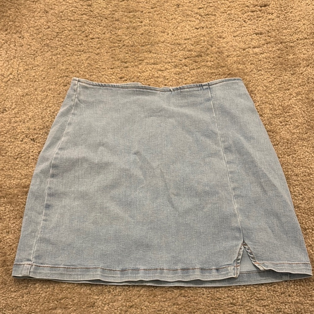 Wild Fable Light Blue Mini Skirt